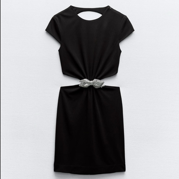 JEWEL BOW CUT OUT DRESS - Picture 7 of 11